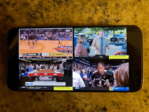 youtube tv multiview iphone