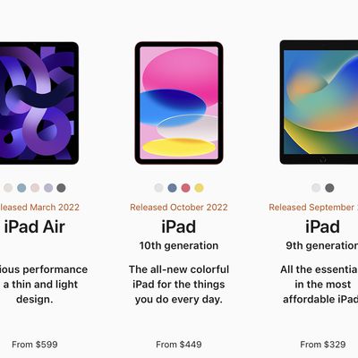 ipad fall 2022 lineup details