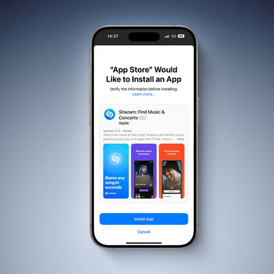 Shazam Authentication App Store Feature 1