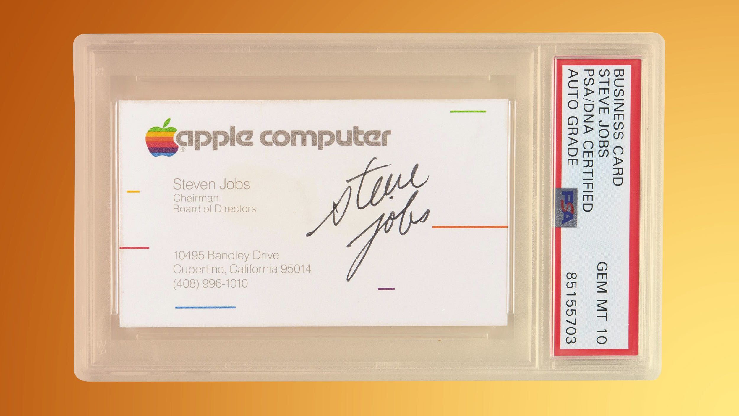 Steve Jobs Business Card